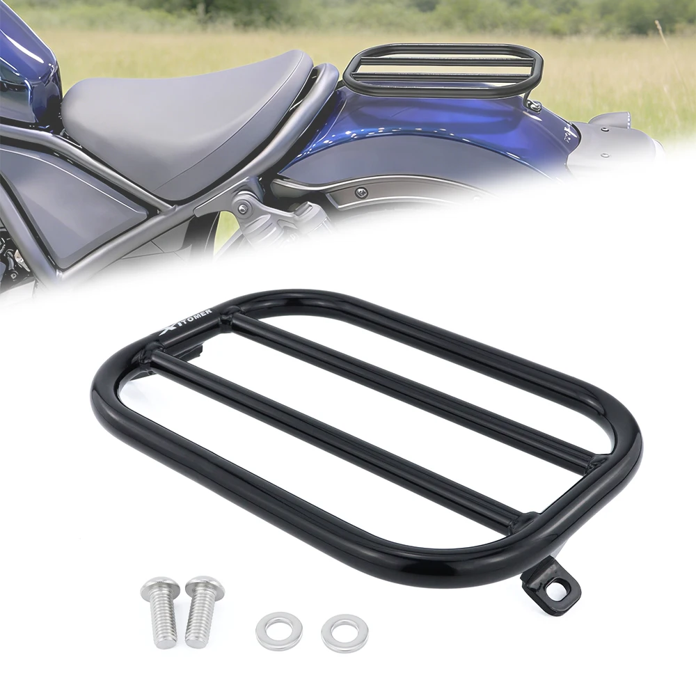 

Motorcycle Steel Rear Fender Luggage Rack Support Shelf Solo Seat Rear carrier CMX 1100 CMX1100 Rebel 1100 2021-2026 For Honda