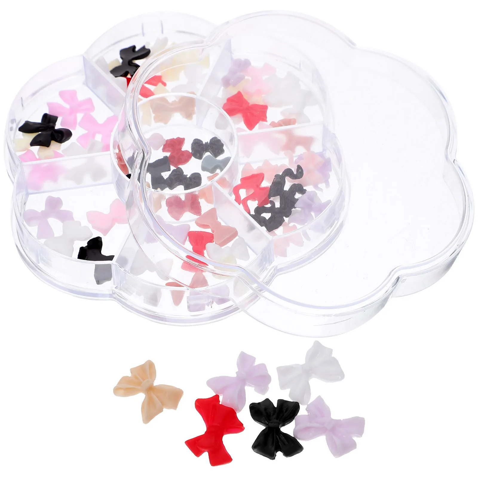 1 صندوق فراشة عقدة مسمار الفن سحر 3D لطيف القوس زينة للأظافر هلام الاكريليك DIY المرأة المألوف عطلة الأظافر #2