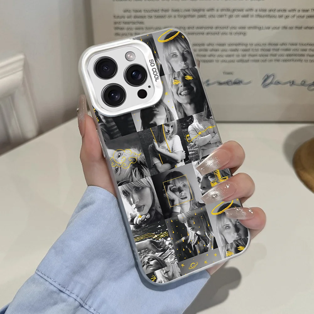 المغني H-Hayley ويليامز ألبوم جراب هاتف آيفون 12 11 13 14 15 16 17 ماكس برو بلس غطاء حماية صغير IMD اللون #3