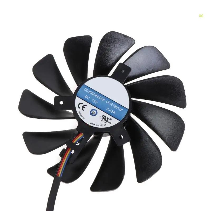 95mm for Radeon 5700 XT VGA Fan Graphics Card Cooling 4Pin 12V 0.45A Dropshipping