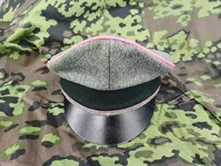 EMD Big hat, sun hat, German style, wool,pink piping
