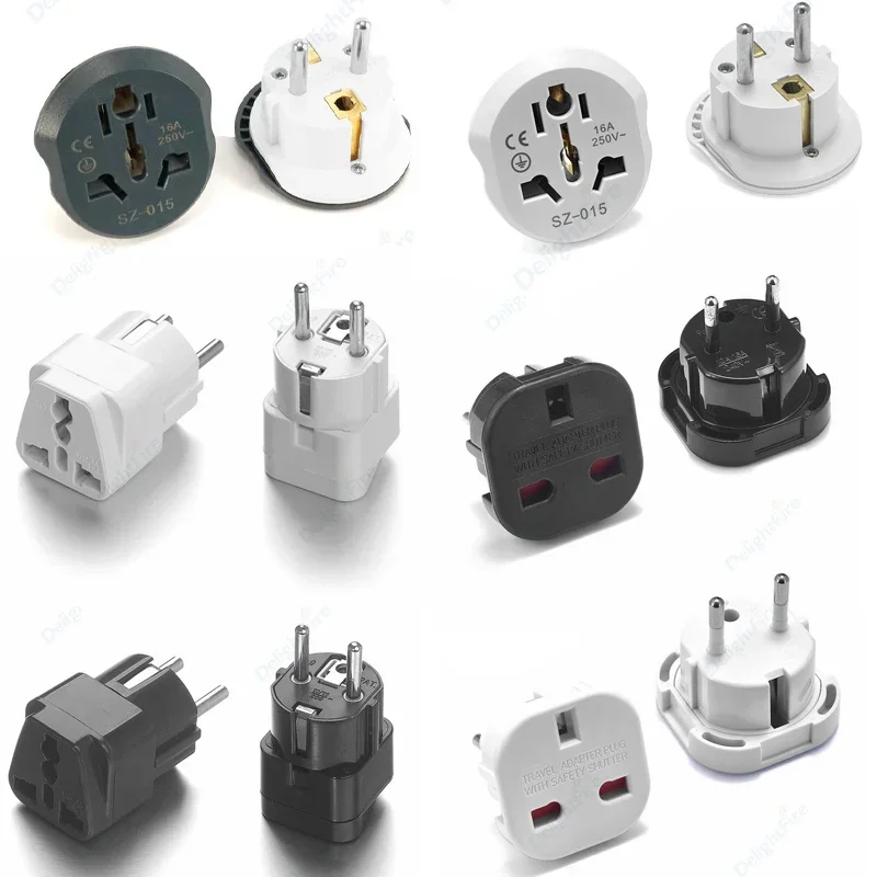 

EU Plug Adapter US To EU Euro Plug Converter Socket America Australia To European Electrical Outlets Universal Travel Adapter