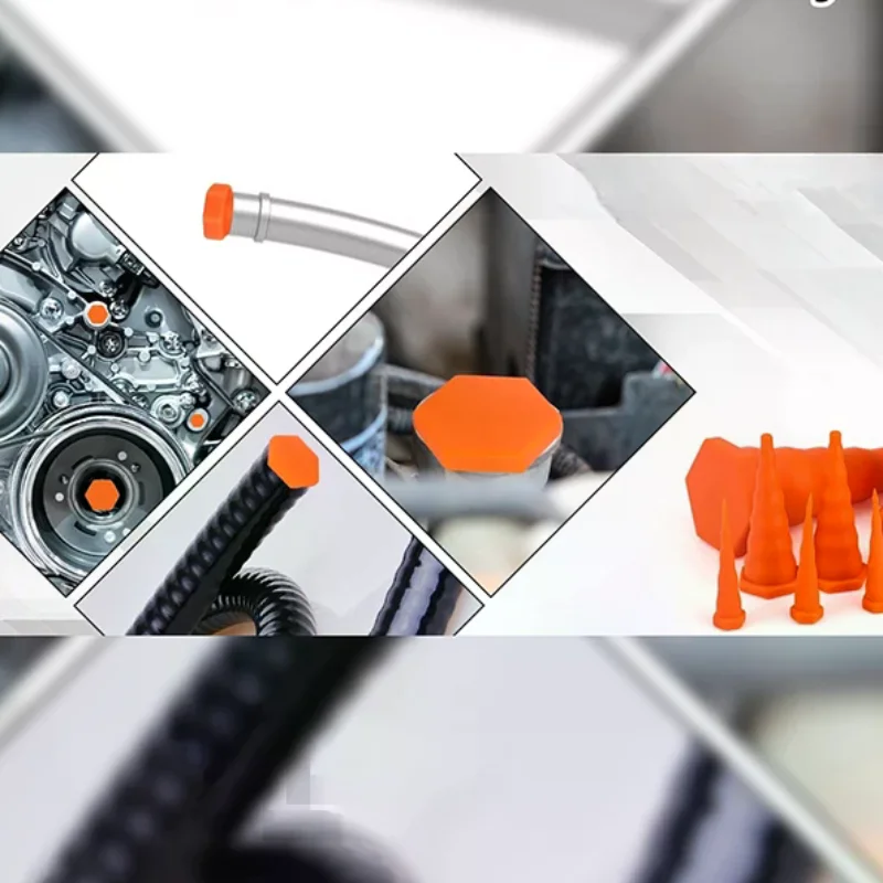 

8/11x Anti-Leak Rubber Plugs for Industrial Hydraulic Oil Service on Heavy Equipment