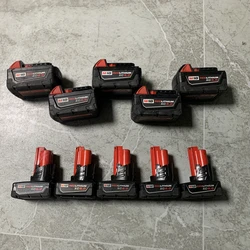 Milwaukee M12/6.0AH M18 Red Lithium 5.0AH Battery second-hand