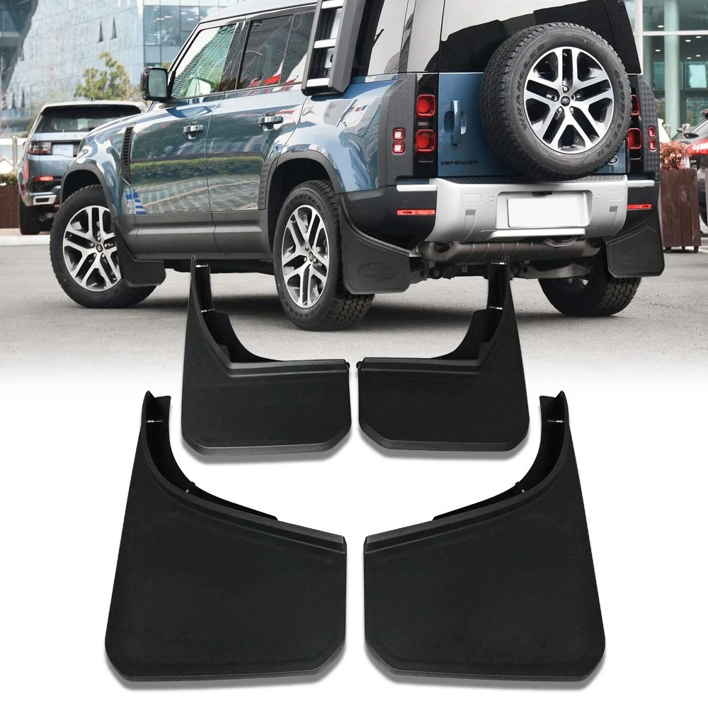 

4x for Land Rover Defender 110 90 2020 2021 2022 L663 Car Mudguard Fenders Mud Flaps Splash Guards Mudflaps Front Accessories
