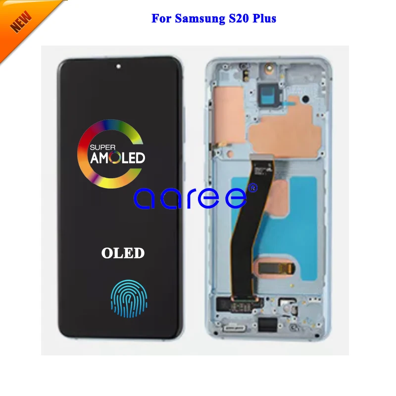 6.\'7 OLED LCD Screen For Samsung S20 Plus For SAMSUNG S20 Plus G985F Disaplay LCD Screen Touch Digitizer Assembly