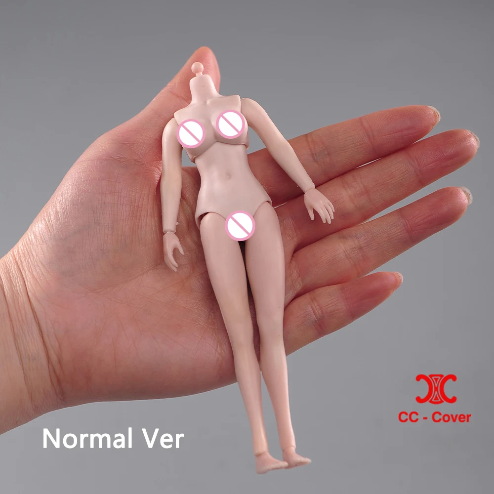 1/12 pele de trigo super flexível silicone conjunta corpo feminino 6 polegada grande meados pequeno peito mulher soldado figura ação modelo boneca brinquedos