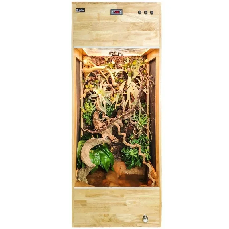 Thermostatic climbing box, solid wood glass, drainable, arboreal box
