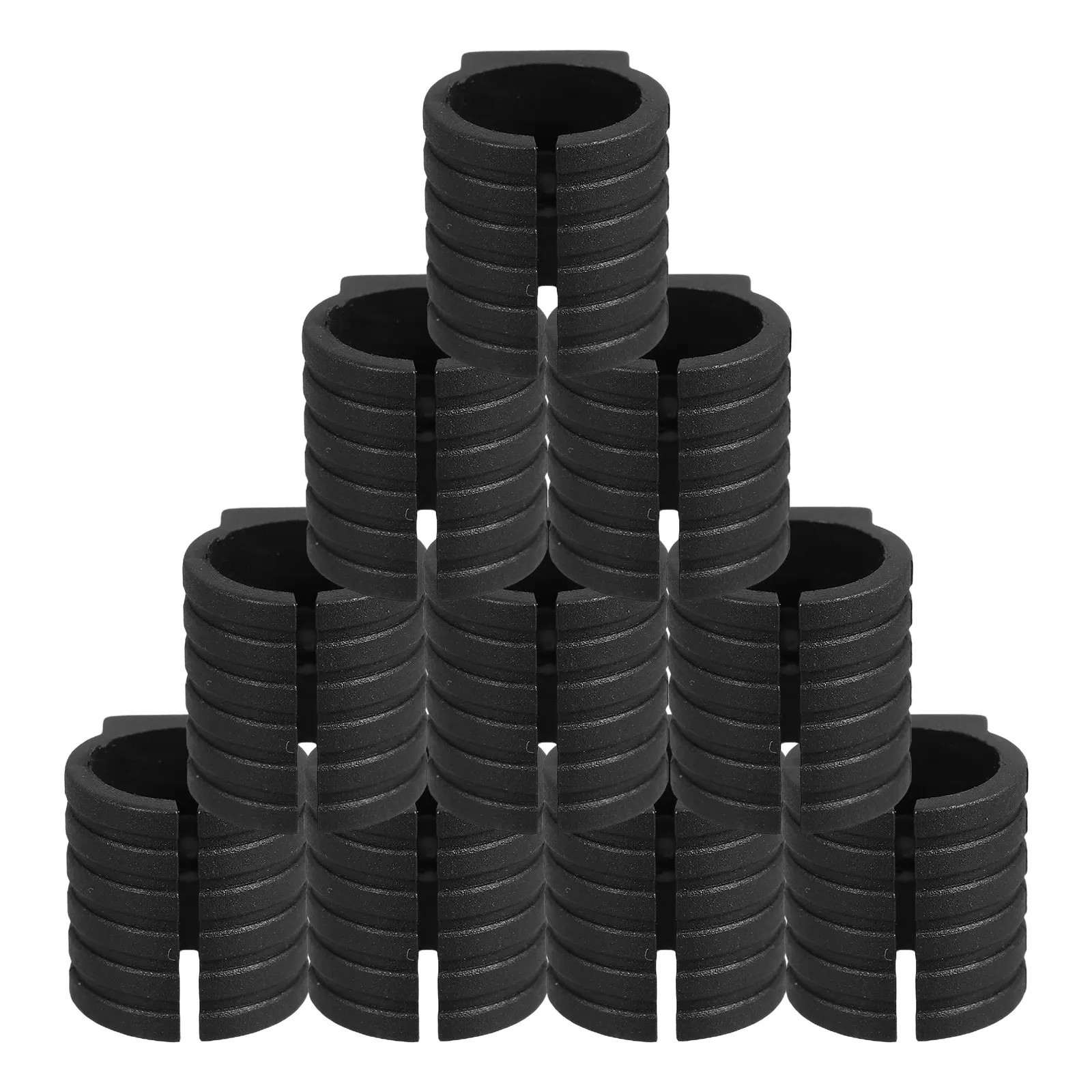 10Pcs U-Shaped Plastic Chair Leg Caps Arch Design Floor Glides for Bar Stools Sled Chairs Hardwood Tile Carpet Floors Non-Slip