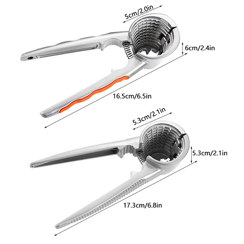 สังกะสีอัลลอยด์ Nutcracker Sheller Crack อัลมอนด์วอลนัท Pecan เฮเซลนัท Filbert Nut Kitchen Nut Sheller คลิปเครื่องมือ Clamp Plier Cracker