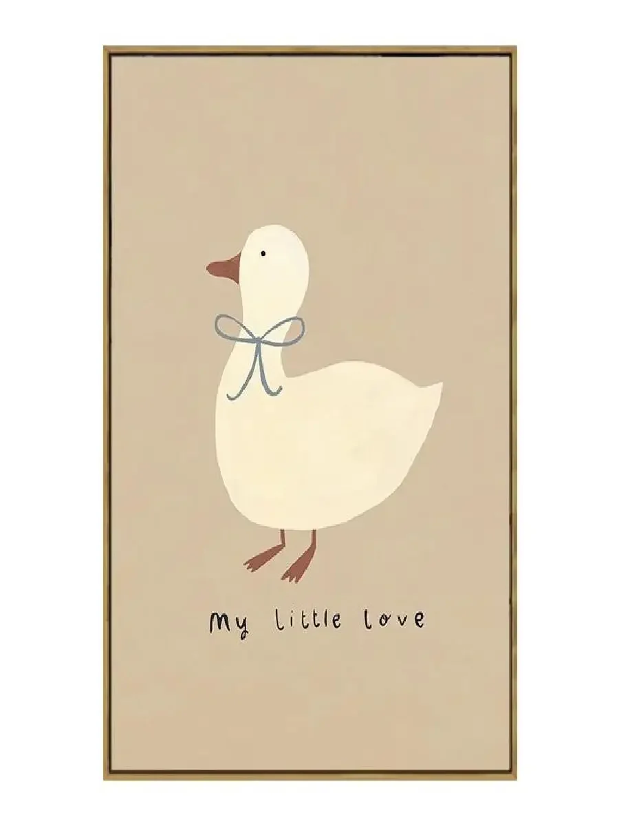 Boho Cartoon Animal Canvas Wall   Mouse Goose  Mushroom Themed Prints for Nursery  Kids Bedroom 