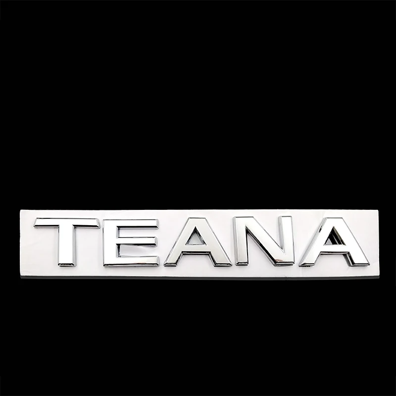 For  NISSAN  Teana  Auto Logos  Duke's rear tail logo  TEANA font  230JK-V6 English Standard  Letter labeling