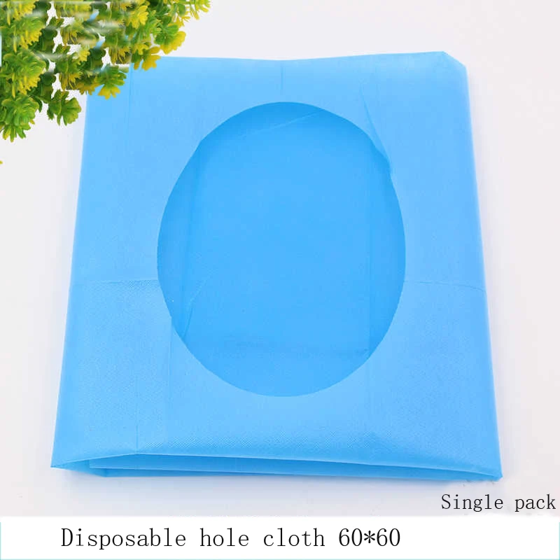 Medical cosmetic plastic disposable face hole towel