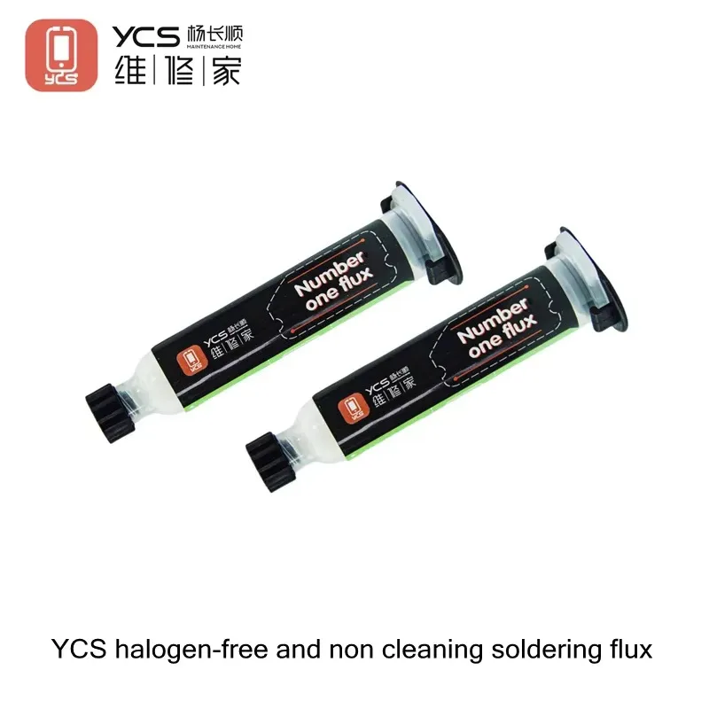 

YCS Number One Halogen-free Soldering Paste for BGA Rework & SMT Assembly 10CC Welding Flux Oil Fast Curing
