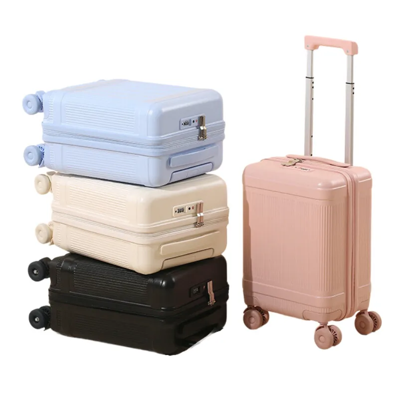 

16 Inch Lightweight Carry On Suitcase for Budget Airlines, Women's Cabin Luggage with Removable 360 Wheels & TSA Lock