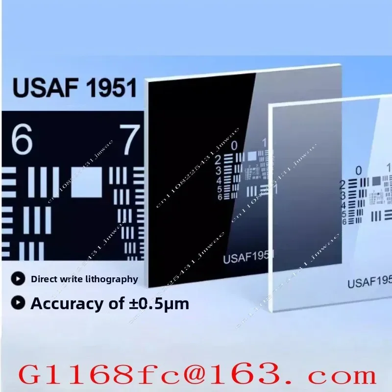 USAF1951 Resolution Test Chart Optical Resolution Plate for Endoscope Macro Lens Testing