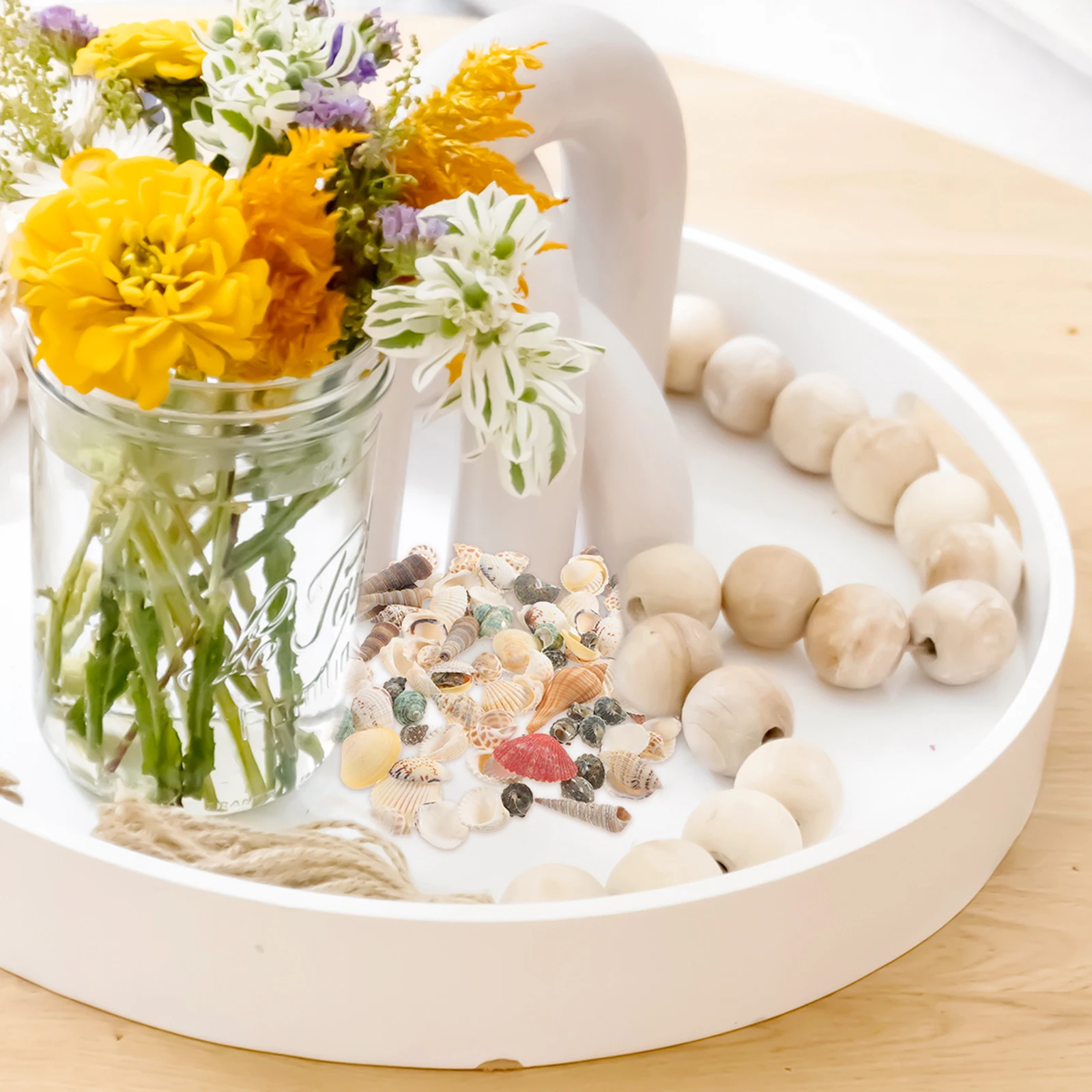 

Natural Conch Craft Decorative Shells Diy Aquarium Fish Tank Desktop Adorn 1 Box Small Seashells Mini Conch Party