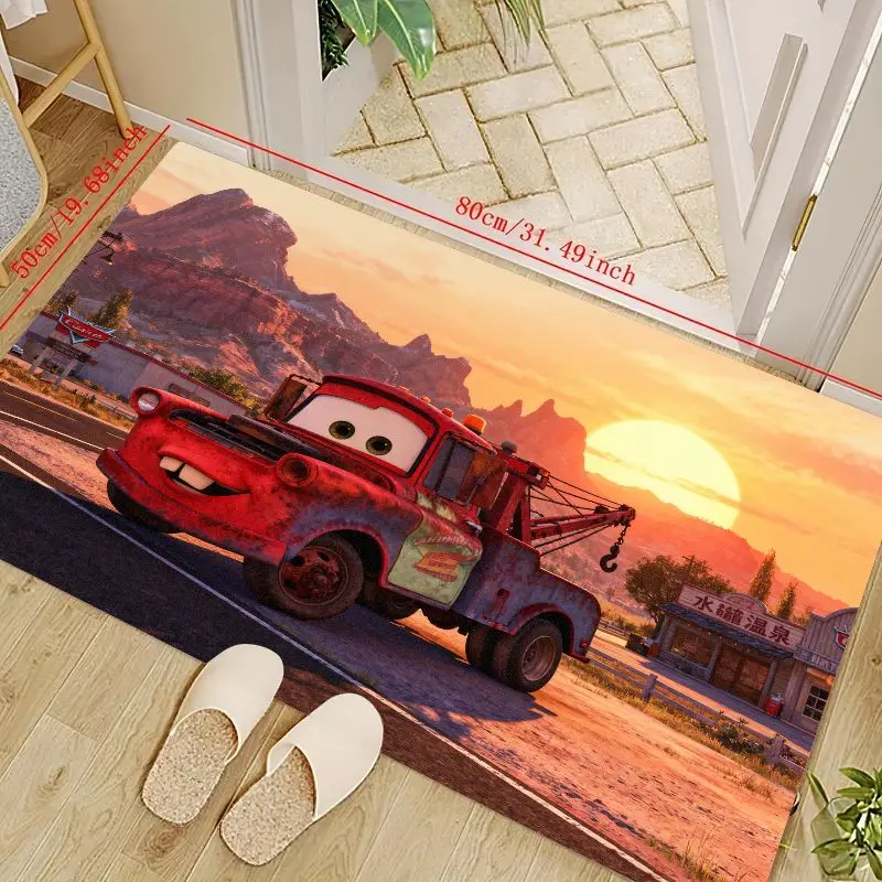 

1 шт. Disney Pixar Cars Mater Tow Truck Нескользящий ковер Коврик для детей Спальня Игровая комната, Гостиная Украшение дома,