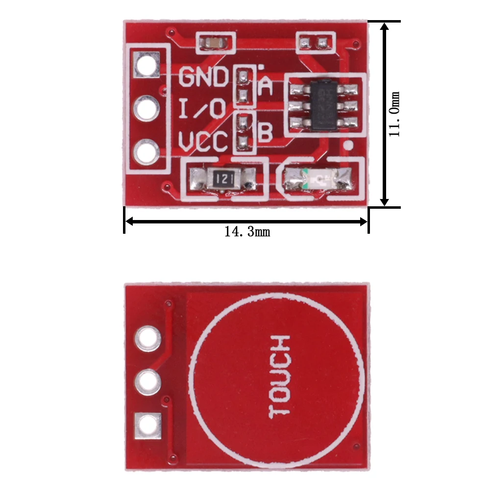 Ttp223 ttp224 Touch-Key-Schalter modul ttp226 ttp229 Berührungs knopf kapazitive Schalter Ein kanal rekonstruktion