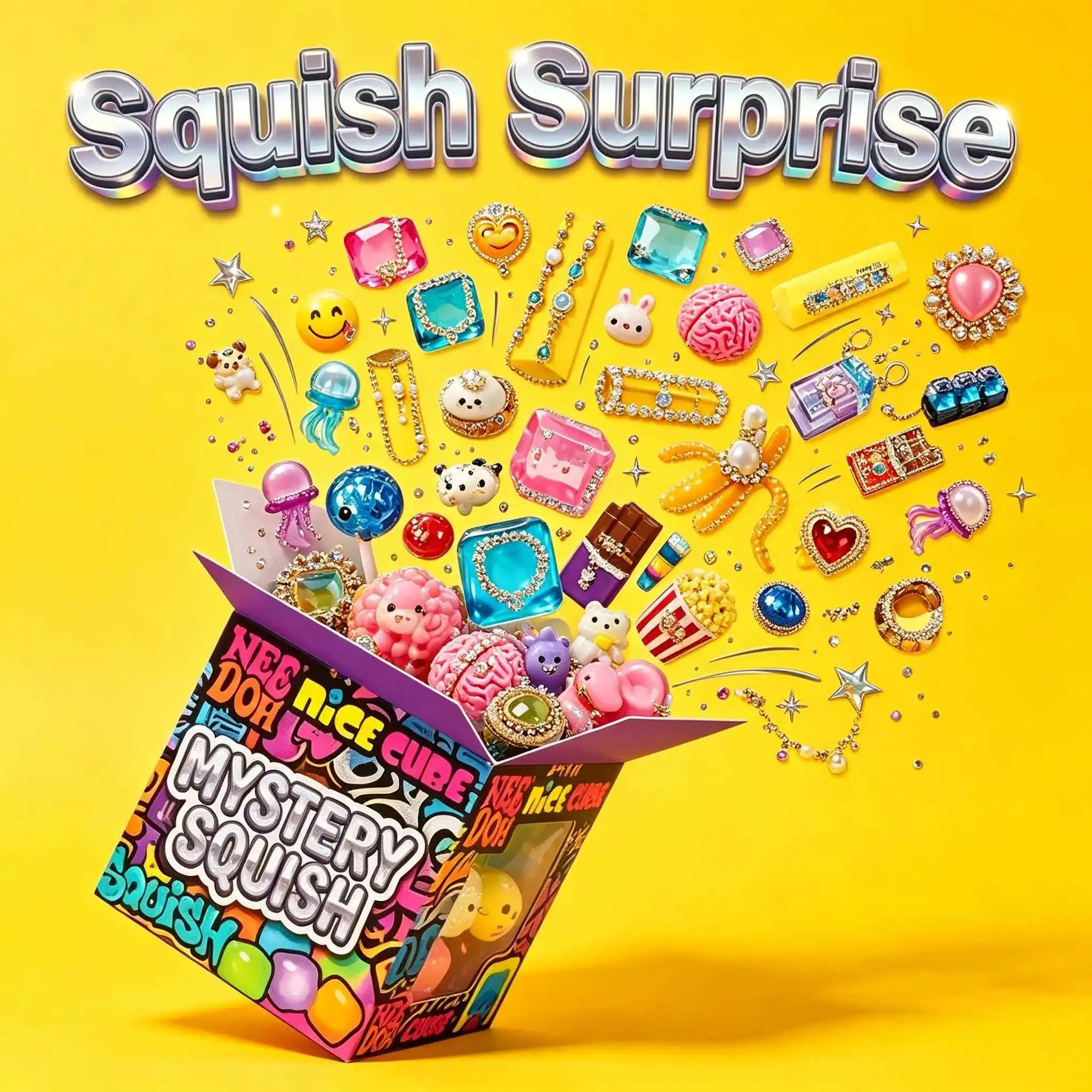 Jewelry Mystery Box | Huge Variety of Fashion Accessories, Random Necklaces, Earrings, Rings & Bracelets, Surprise Jewelry Grab Bag