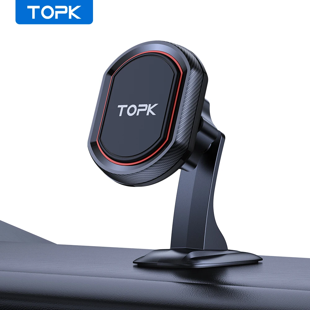 Topk magnetischer Autotelefon halter verbesserte Haftung beständig gegen hohe und niedrige Temperaturen magnetischer Auto Armaturen brett Telefon halterung