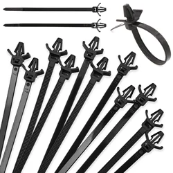 Nylon Cable Tie Wrap Kit para Carros, Grampos de Fixação, Fixação de Mangueira, Zip Strap Kit, Audi, BMW, Toyota, VW