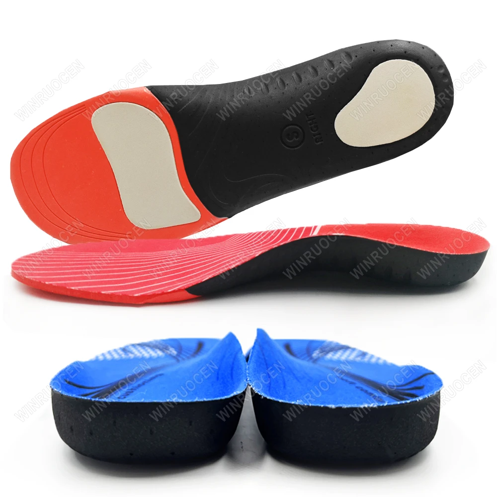 أقدام مسطحة نعال تقويم العظام قوس دعم بولي/EVA امتصاص الصدمات تنفس التهاب اللفافة الأخمصية كعب لتخفيف الآلام الرجال النساء الرياضة استخدام