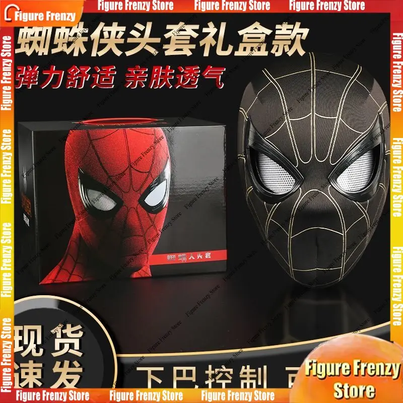 Oferta specjalna: W pełni automatyczny hełm Spider-Mana z ruchomymi oczami. Ekspedycja Bohaterów. Miles. Potrafi mrugać. Autentyczna maska.
