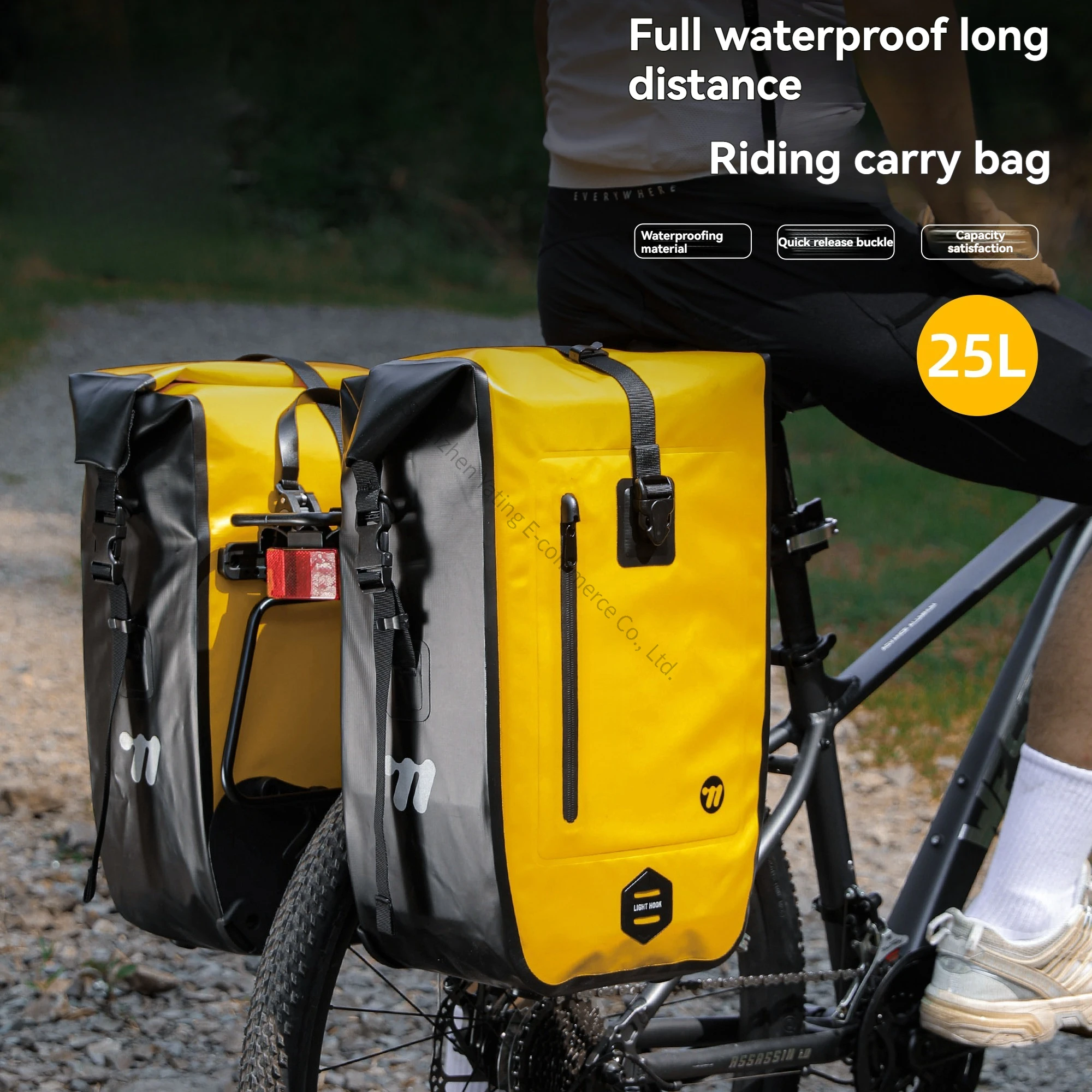 Cycling Pack Mountain Bike 318 Camel Bag Large Capacity Long-distance Waterproof  Line Shelf Bag