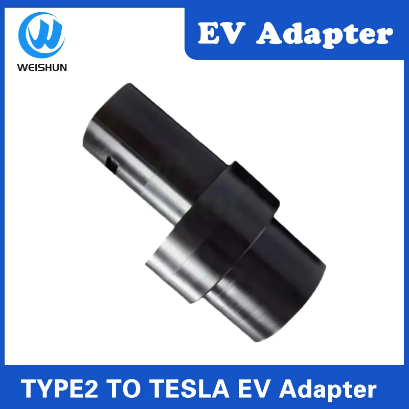 Type 2 To Tesla Adapter DC/AC Type2 Tesla Adaptor EV Charger IEC62196 Socket For Tesla Model S/X/3 Adapter Convertor AC 250V/80A