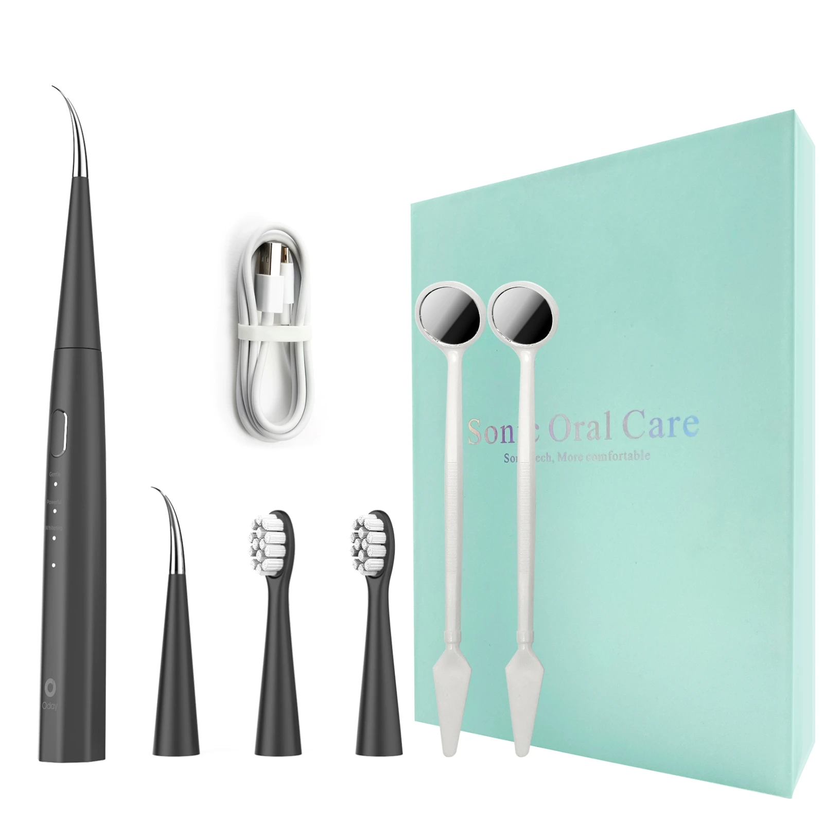 

Electric Sonic Dental Scaler Tooth Calculus Remover Teeth Stains Tartar Remover Tooth Cleaner