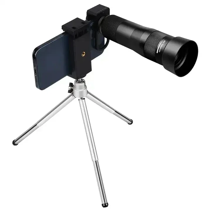 New 38X 4k Micro Mobile Phone Different Ultra HD Mobile Lens Photography Lens with Metal Tripod for Mobile