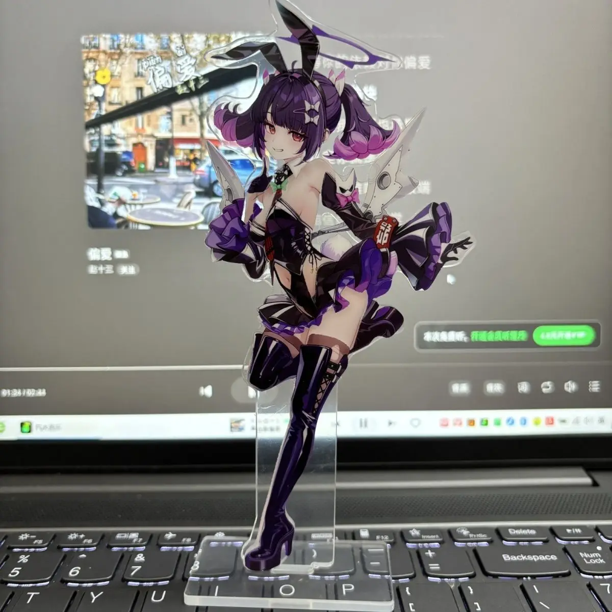 Anime Zenless Zone Zero Angels of Delusion Sunna Nangong Yu  Acrylic Stand Model Plate Game Figure Souvenir Gift Desk Decor view 4