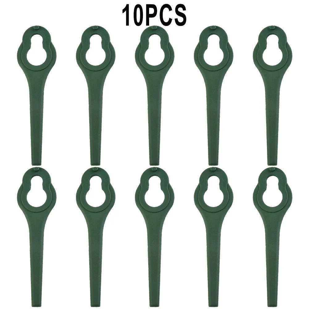 Imagem -03 - Lâminas de Plástico para Cortador de Grama 95 mm para Aldi Ferrex Distante 201 20v 40v sem Fio Acessórios de Ferramentas de Jardim com 10 Peças