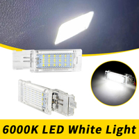 2PCS 12v Car white LED Footwell Light Glove box Trunk Light For VW Golf Polo Passat Tiguan Jetta Caddy UP T5 T6 Touareg Scirocco