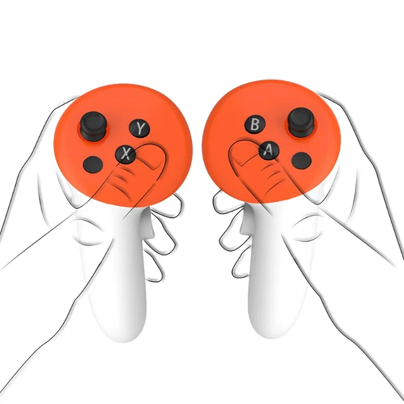 Controller Grip Shell ทนทาน PC ปลอกป้องกันและฝาครอบด้ามจับสําหรับ Meta Quest 3 เพื่อประสบการณ์ VR ที่เพิ่มขึ้น (A)