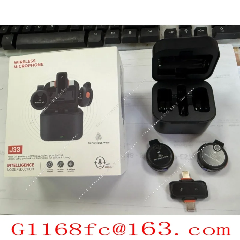 F11 3-in-1 F15 2-in-1  1-to-2 Wireless Lavalier Integrated Microphone