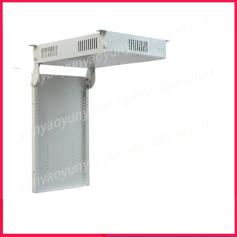Automatic Inward Flip Ceiling TV Mount Remote Motorized Rotating Hanger Compatible with 26-84 Inch LCD Screen view 2