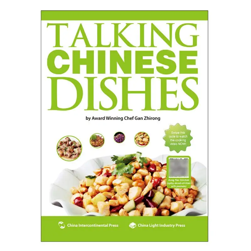Talking Chinese Dishes Chinese Cooking Tutorial Book English Version Menu Delicious Chinese Food Preparation English Book