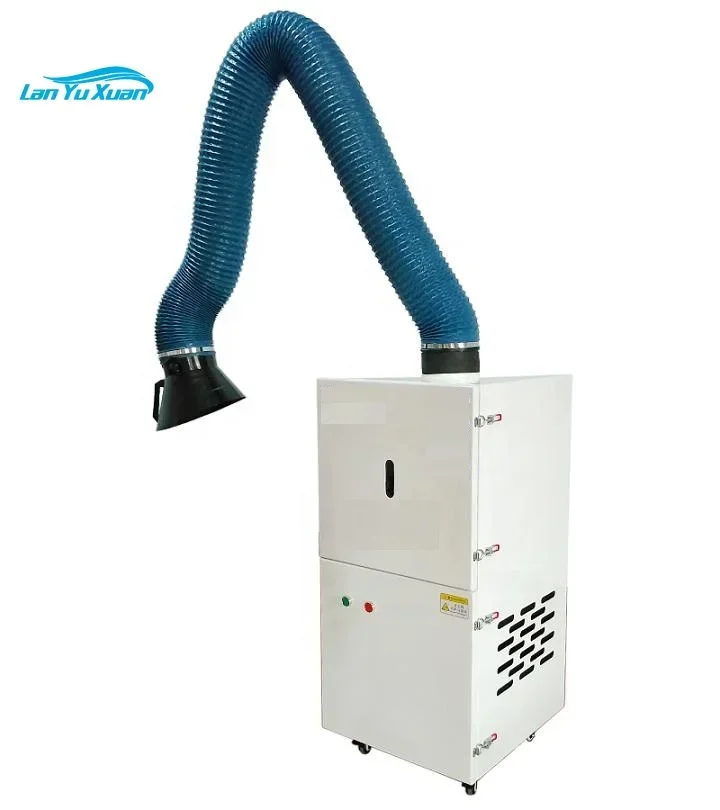 arm portable welding exhaust devise mobile welding fume smoke purifier extractor or soldering fume extractor