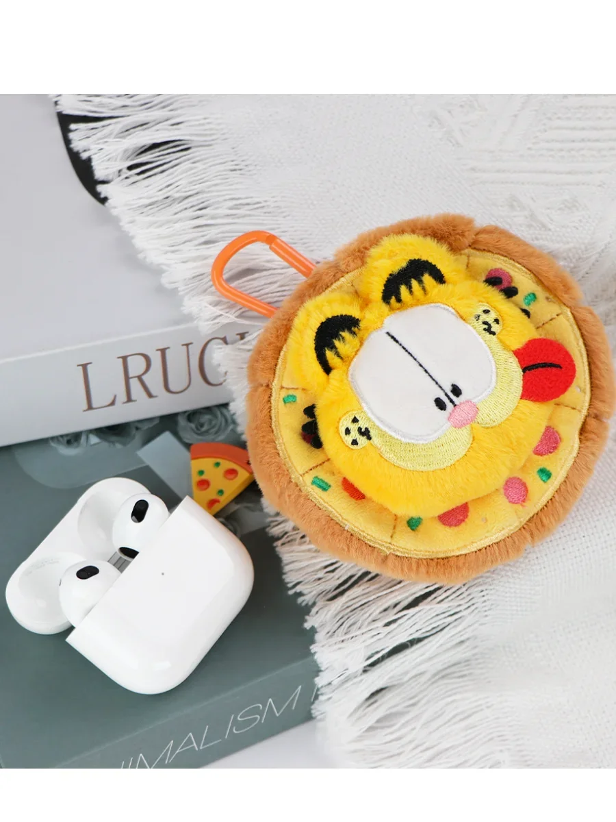 Garfield animais de pelúcia brinquedo boneca kawaii plushie chaveiro brinquedo dos desenhos animados mochila pingente anime gato pelúcia decoração presente