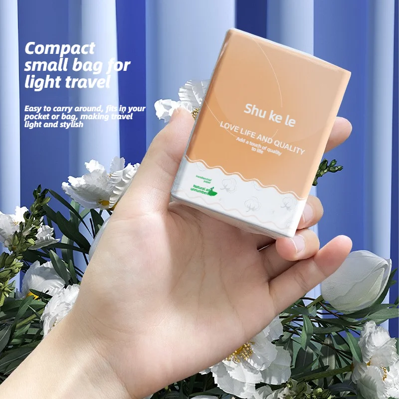 360 Bag Portable Pocket Tissue, Soft Native Wood Pulp Face Tissue, Travel Tissue, Daily Outdoor Use