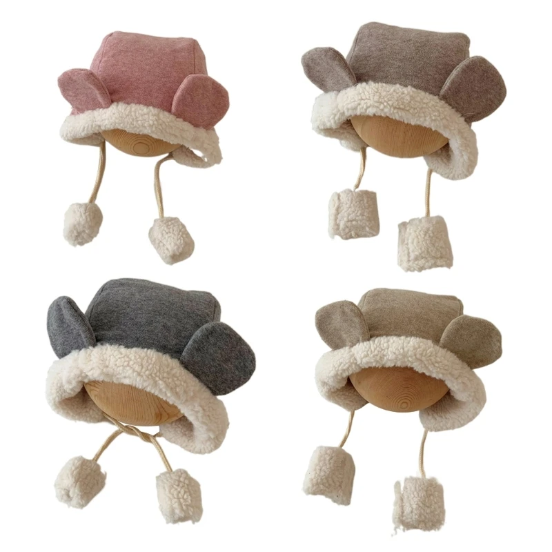 

Baby Hat Ear Protections Bonnet Hat Beanie Hat Infant Newborn Toddler Winter Warm Hat for Baby Boy Girl 3-24Month