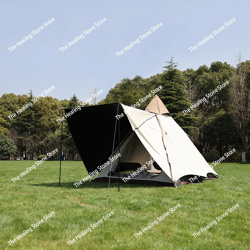 Tent Outdoor Camping Full Automatic Quick Open Vinyl Indian Double Layer Thickened