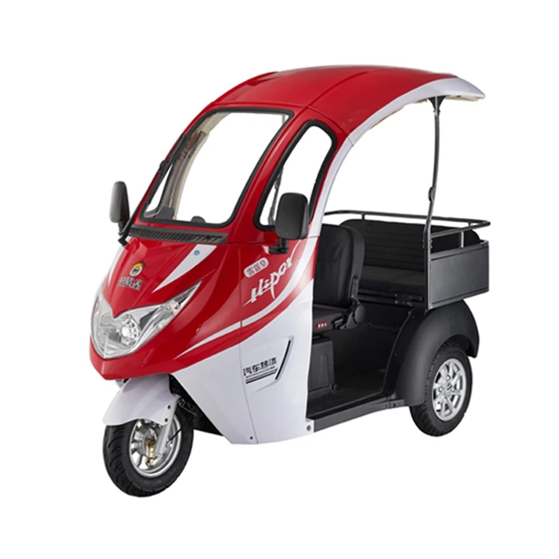 China cheap battery power open body 3 wheel golf cart with storage box