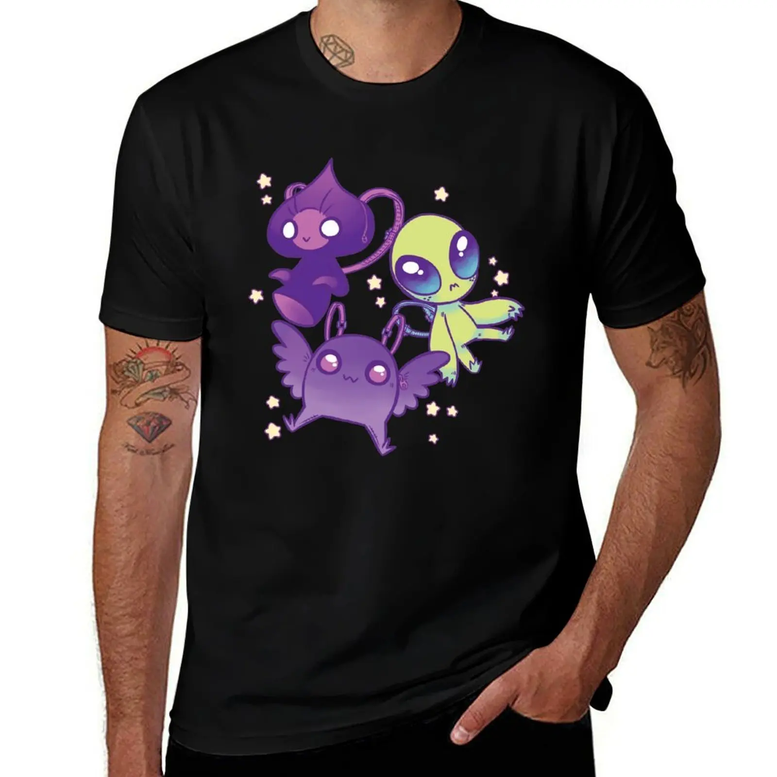 Cryptid Backpacks!! T-Shirt t shirts for man pack cotton T-Shirt