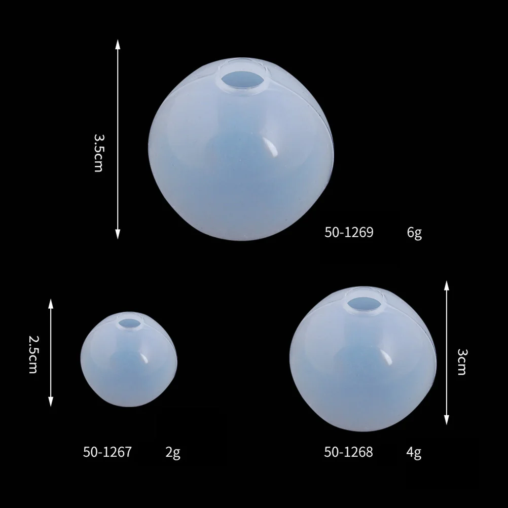 DIY 크리스탈 에폭시 실리콘 몰드, 구형 디자인, DIY 공예 제작용 미니 스타 볼 실리콘 몰드, 9 개
