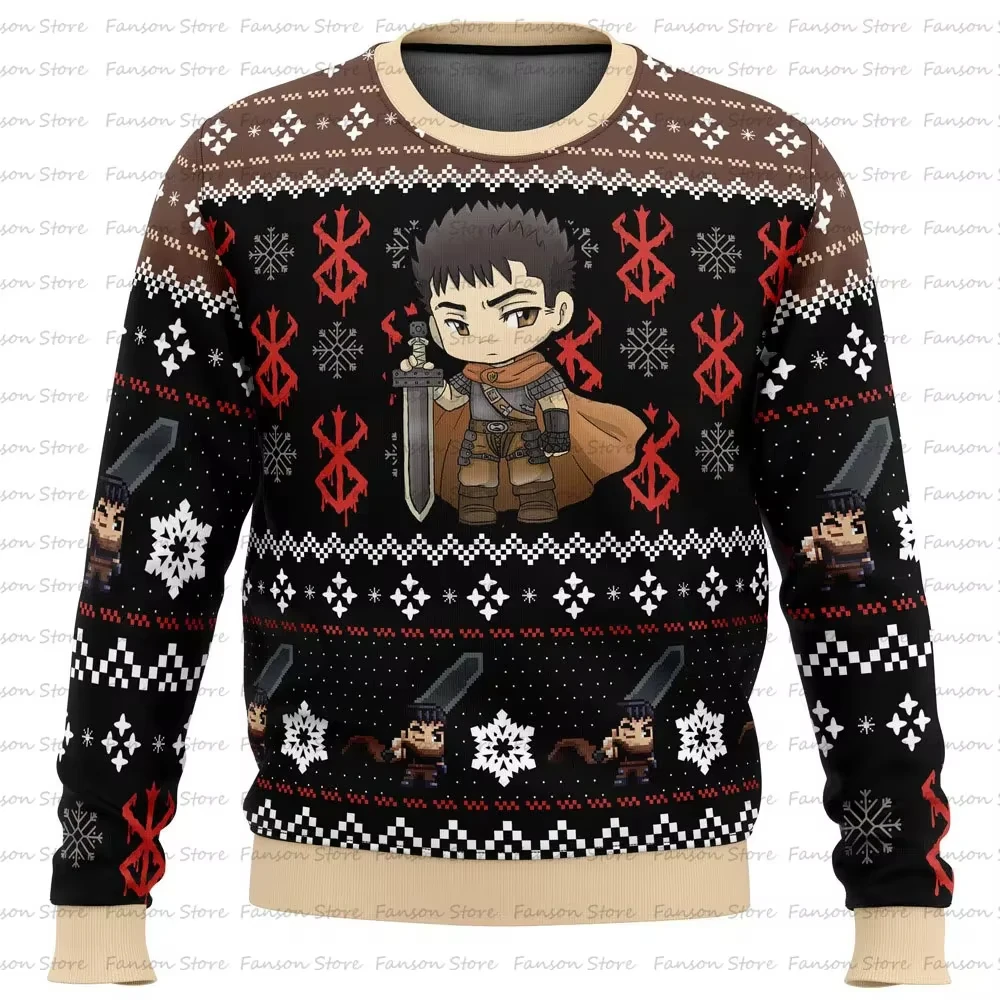 Majoras Mask Seamless Pattern Zelda Ugly Christmas Sweater Autumn Women Men Pullover Tops 2025 Fashion Couple Hoodie Sweatshirt