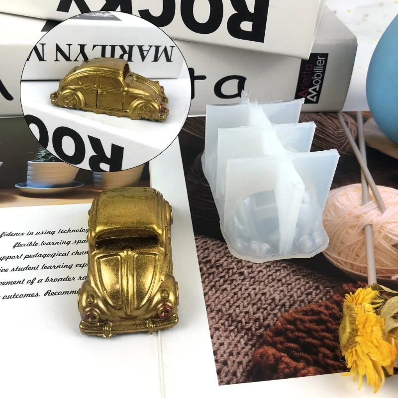 Progetto stampo in silicone per piccole auto che realizza accessori per candele domestiche Dropshipping