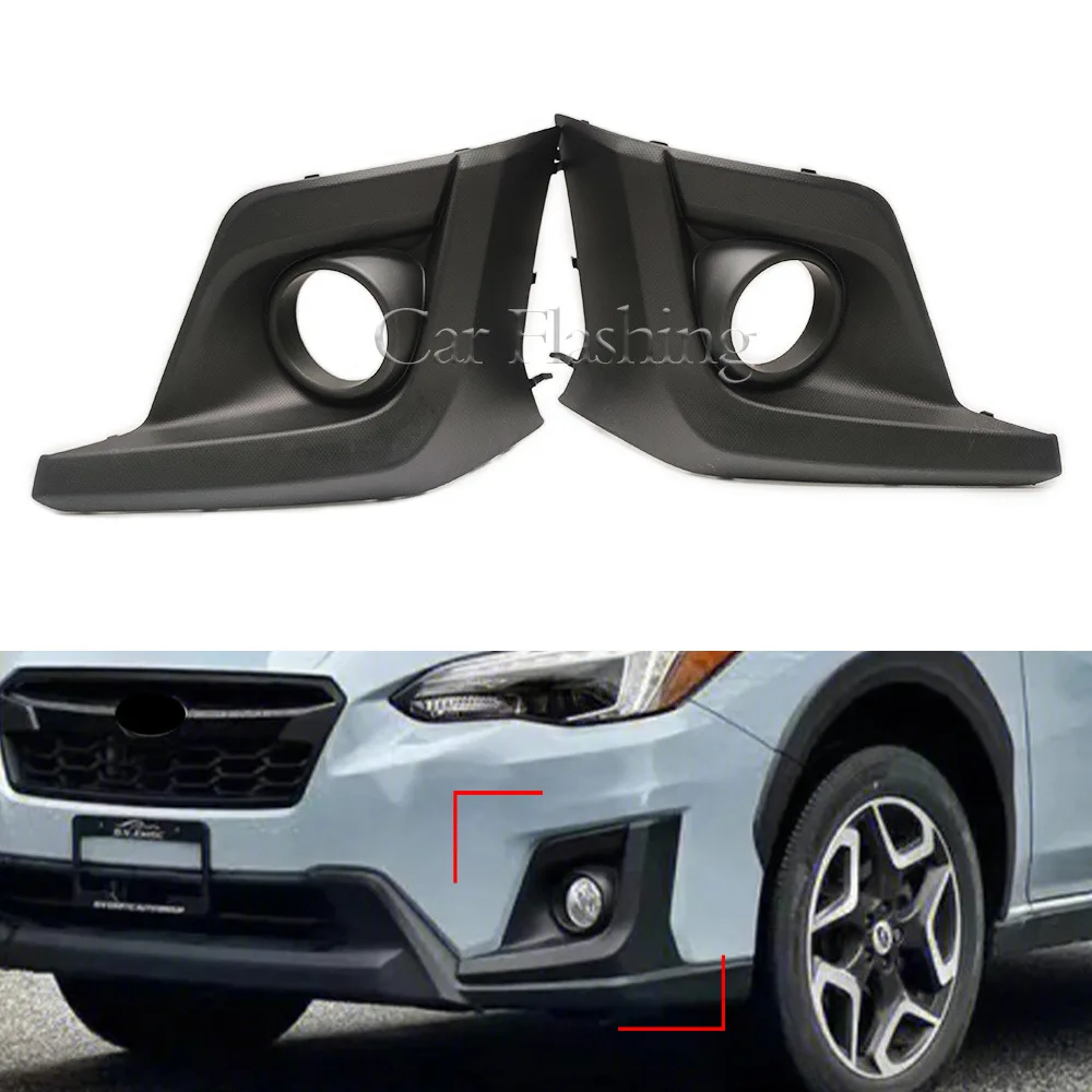 For Subaru 2018-2020 new XV gasoline version fog lamp frame fog lamp cover front bumper decorative cover